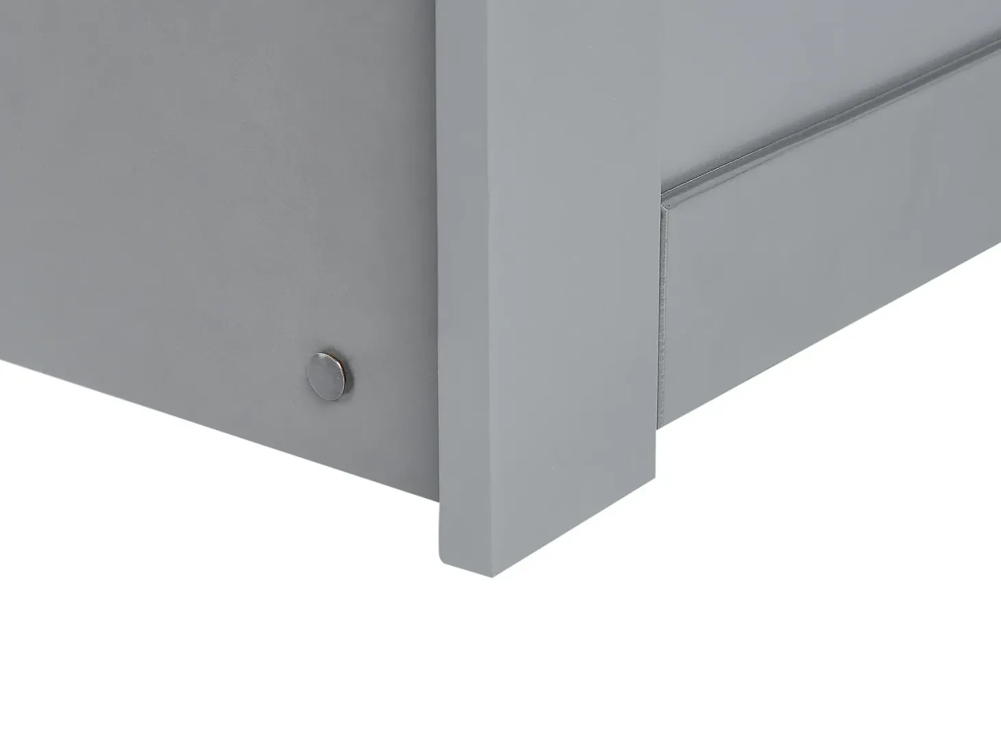 Udtræksseng Fyretræ EDERN 90 x 200 cm Grå