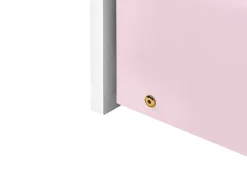 Udtræksseng Fyretræ EDERN 90 x 200 cm Lyserød