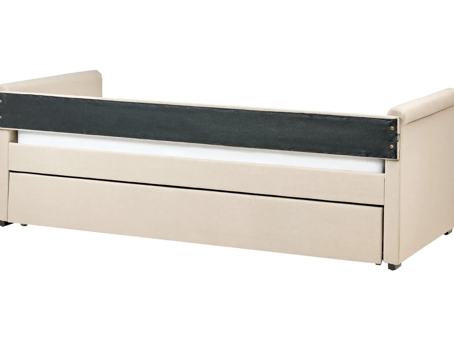 Udtræksseng LIBOURNE 90 x 200 cm Beige