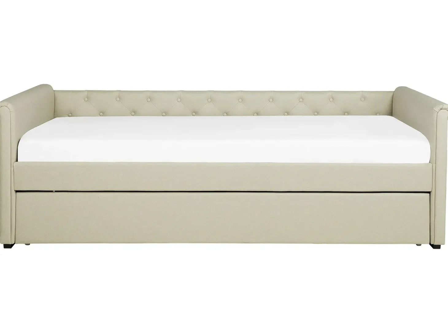 Udtræksseng LIBOURNE 80 x 200 cm Beige
