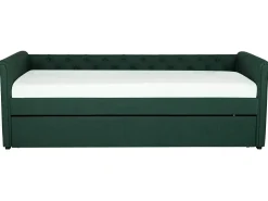 Udtræksseng LIBOURNE 80 x 200 cm Mørkegrøn