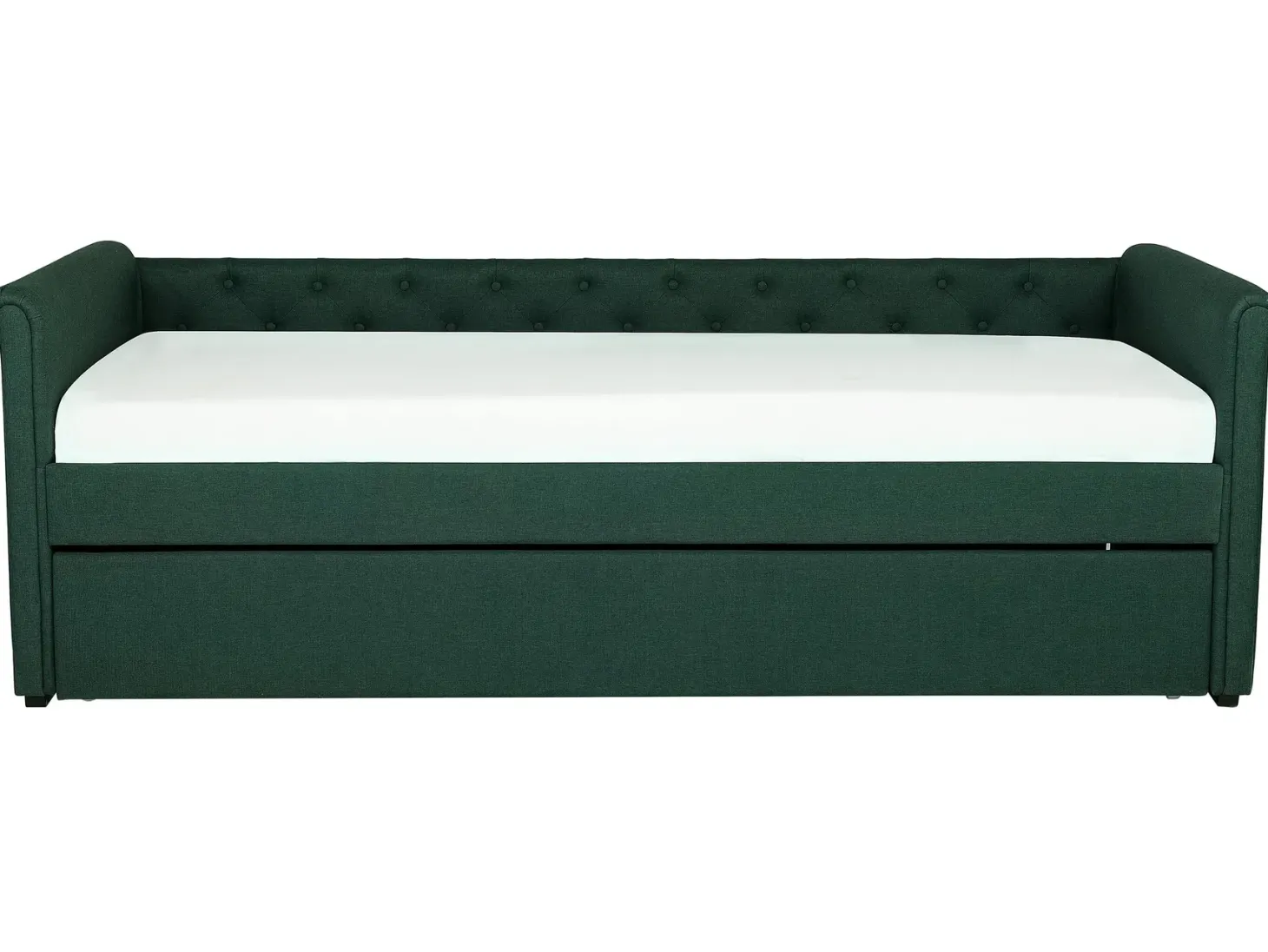 Udtræksseng LIBOURNE 80 x 200 cm Mørkegrøn