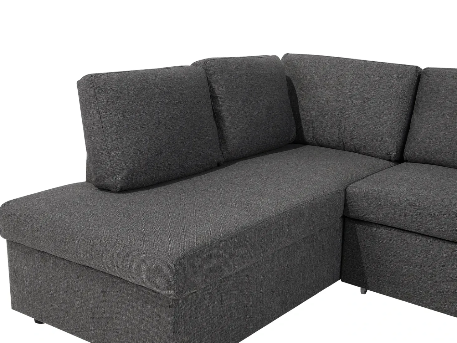 U-formet sovesofa 5 personers KARRABO Mørkegrå med opbevaring