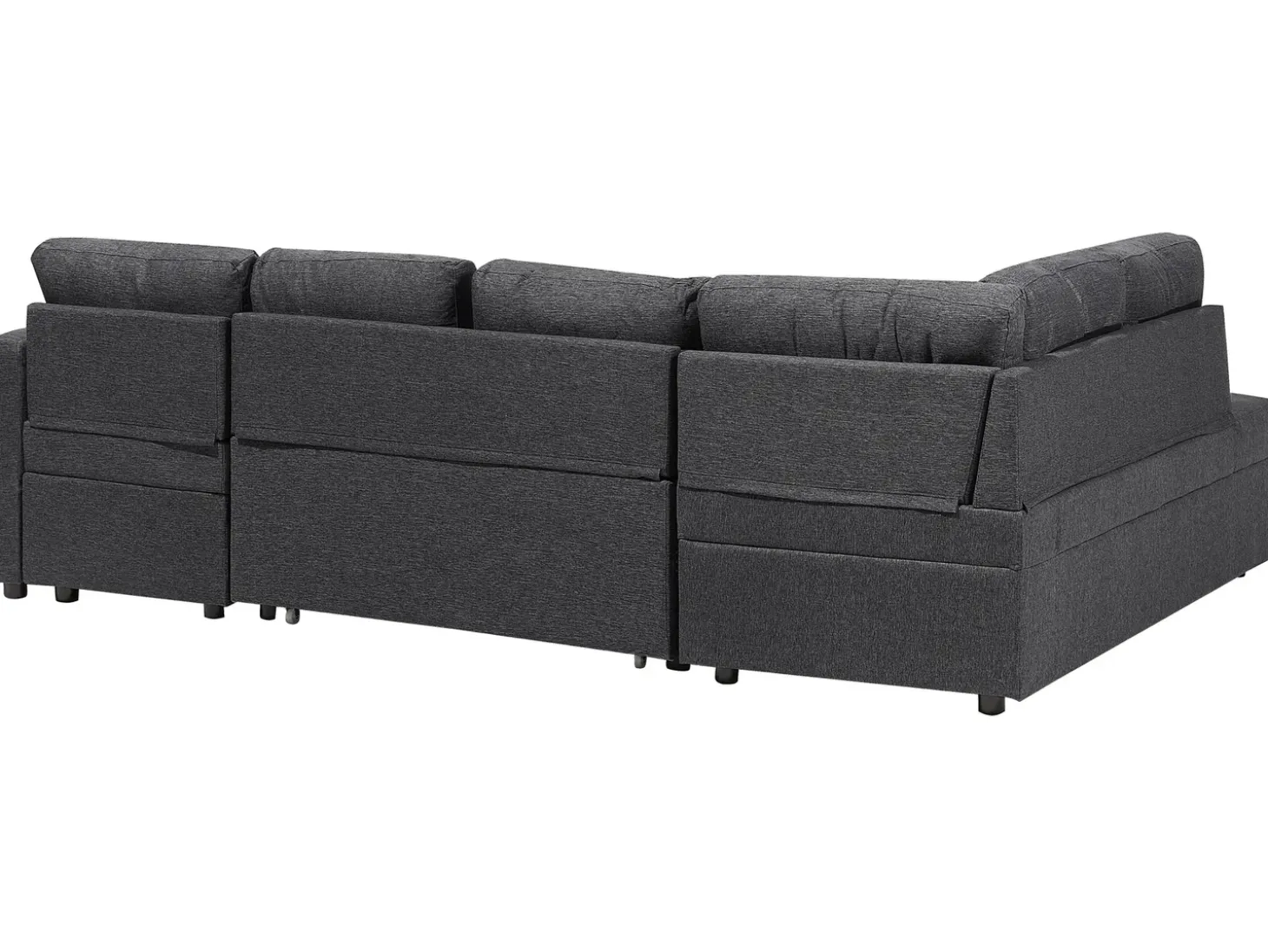 U-formet sovesofa 5 personers KARRABO Mørkegrå med opbevaring
