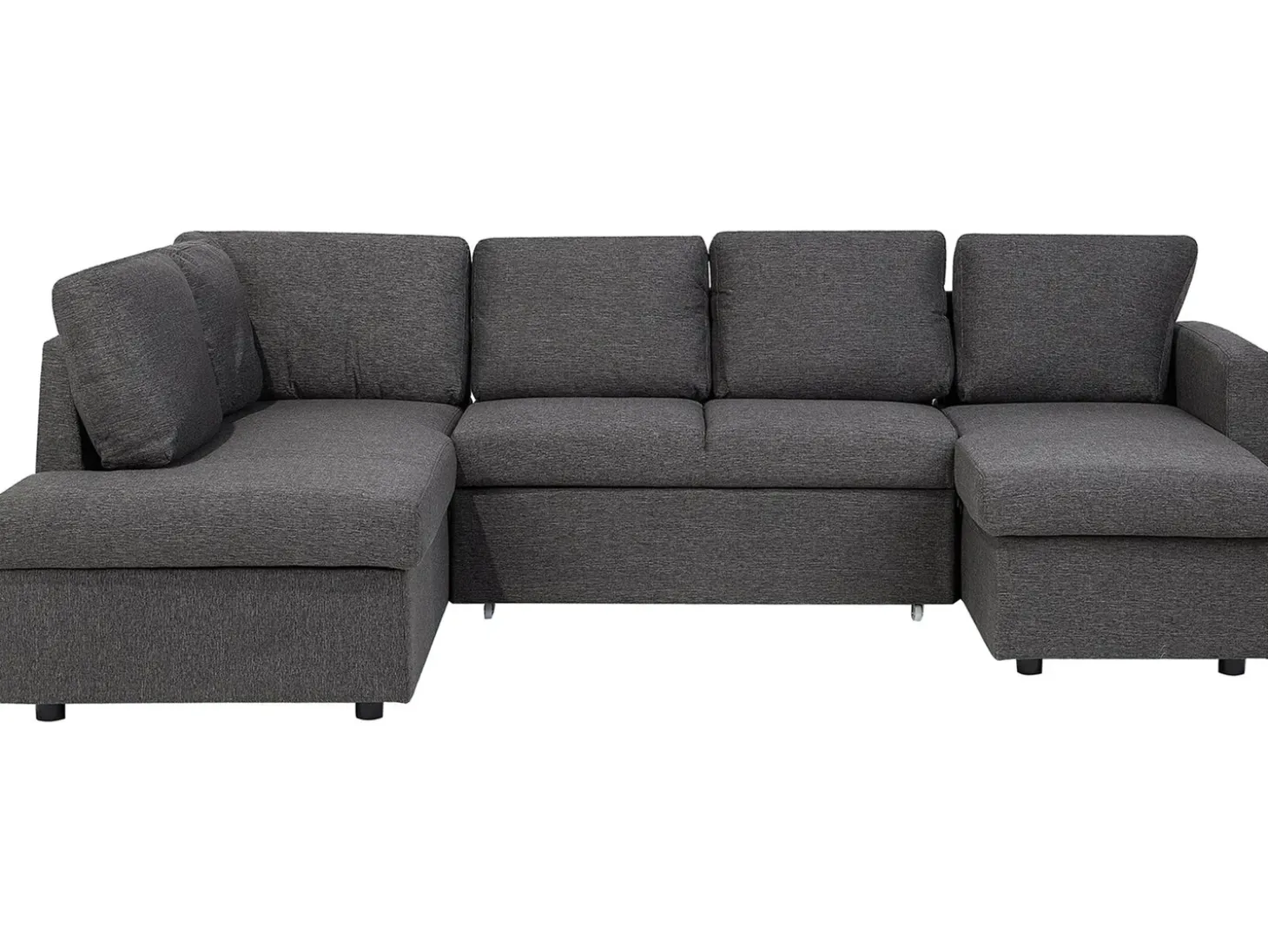 U-formet sovesofa 5 personers KARRABO Mørkegrå med opbevaring