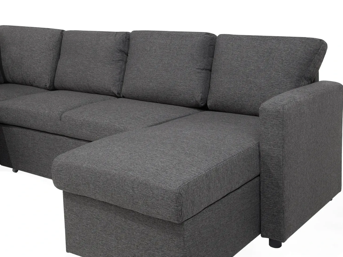 U-formet sovesofa 5 personers KARRABO Mørkegrå med opbevaring
