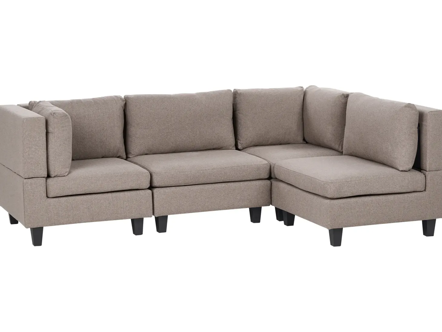 UNSTAD 4 personers Hjørnesofa modul Venstrevendt Brun