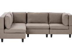 UNSTAD 4 personers Hjørnesofa modul Højrevendt Brun