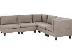 UNSTAD 5 personers Hjørnesofa modul Venstrevendt Brun