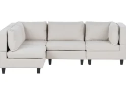 UNSTAD 4 personers Hjørnesofa modul Højrevendt Lys Beige