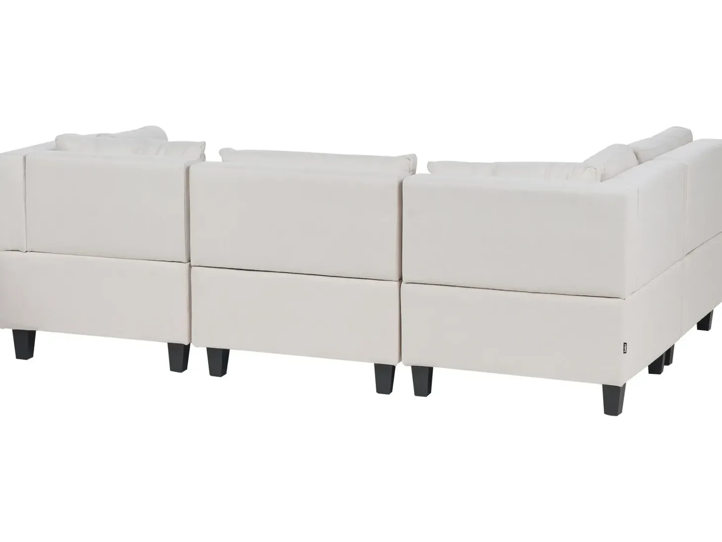 UNSTAD 4 personers Hjørnesofa modul Højrevendt Lys Beige