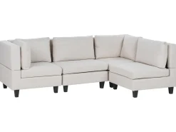 UNSTAD 4 personers Hjørnesofa modul Venstrevendt Lys Beige