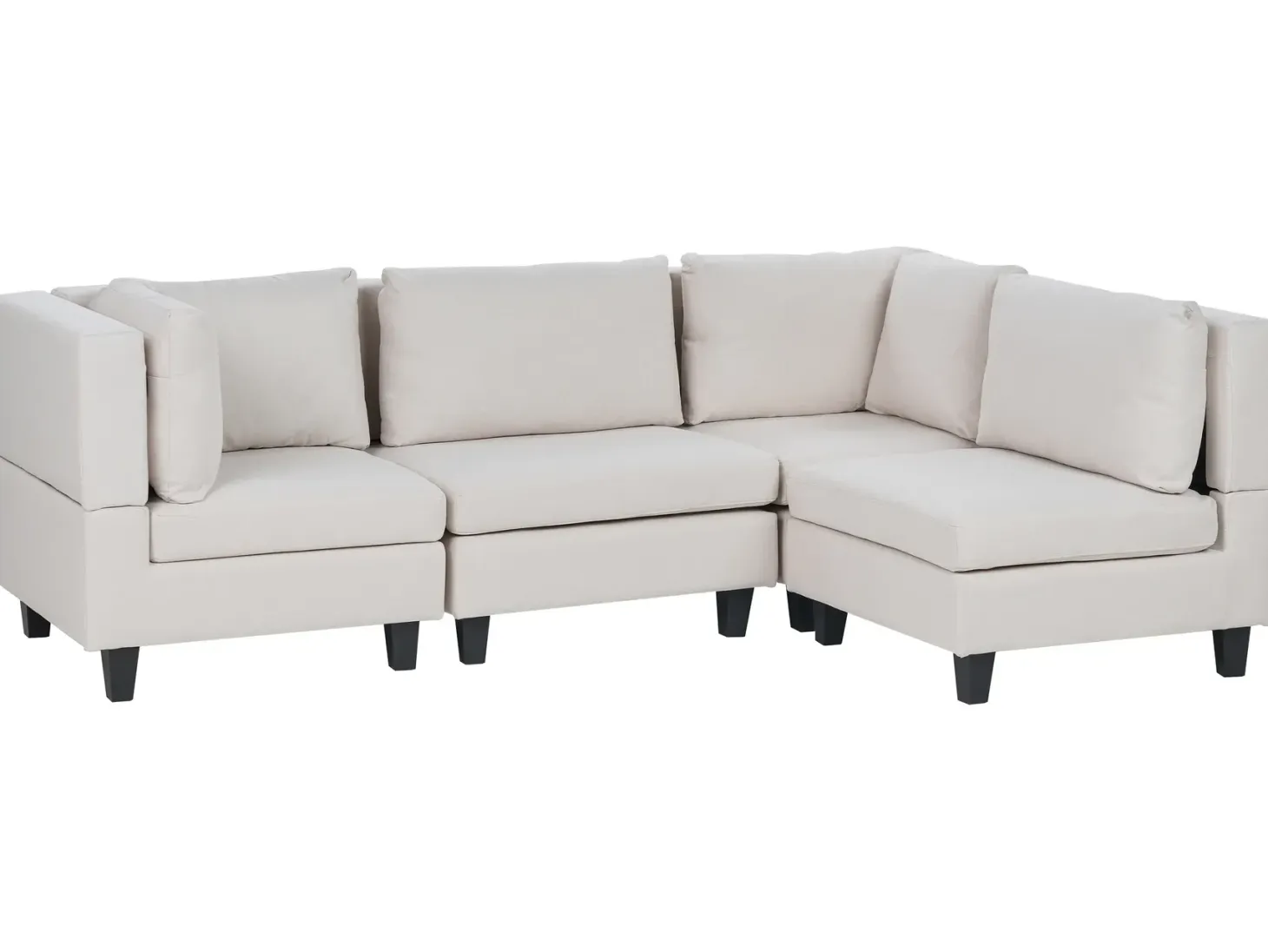 UNSTAD 4 personers Hjørnesofa modul Venstrevendt Lys Beige
