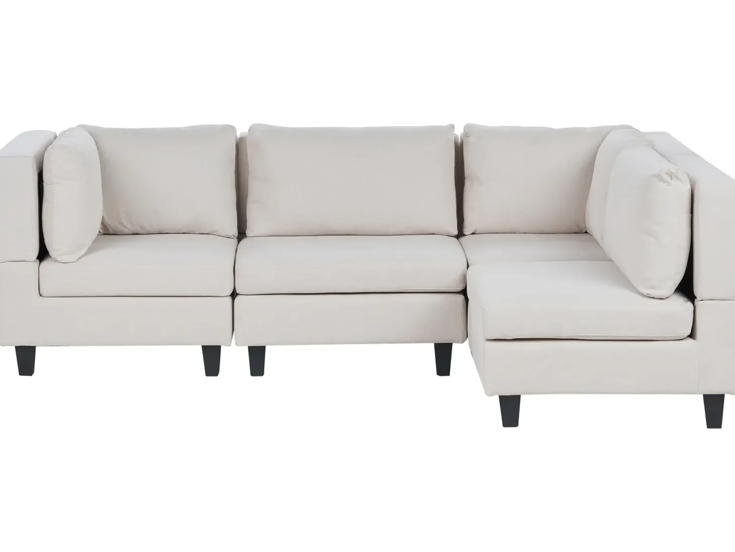 UNSTAD 4 personers Hjørnesofa modul Venstrevendt Lys Beige
