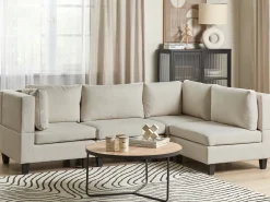 UNSTAD 4 personers Hjørnesofa modul Venstrevendt Lys Beige