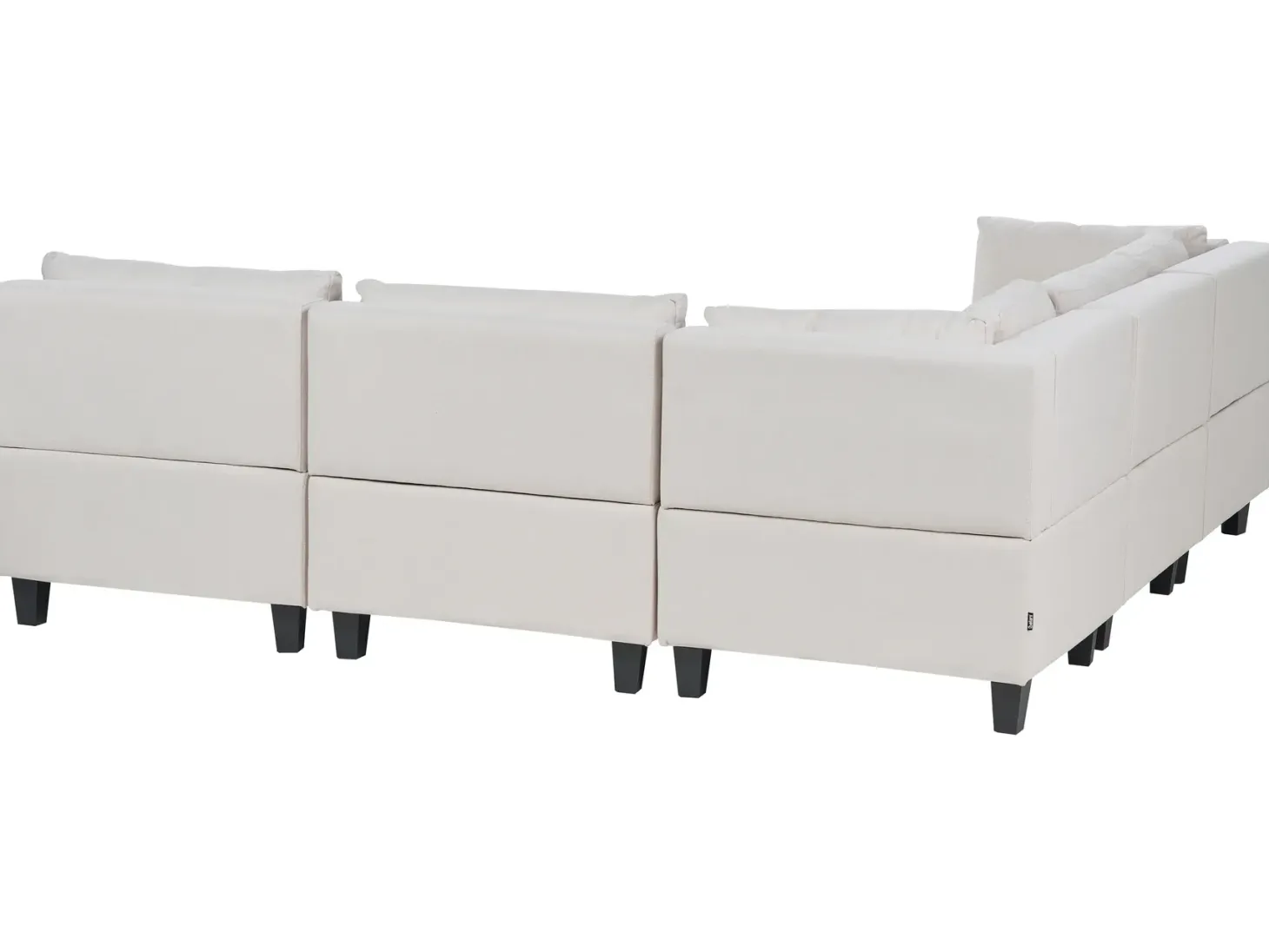 UNSTAD 5 personers Hjørnesofa modul Højrevendt Lys Beige