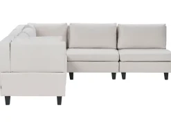 UNSTAD 5 personers Hjørnesofa modul Højrevendt Lys Beige
