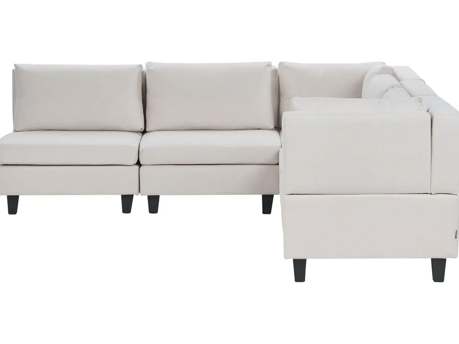 UNSTAD 5 personers Hjørnesofa modul Venstrevendt Lys Beige