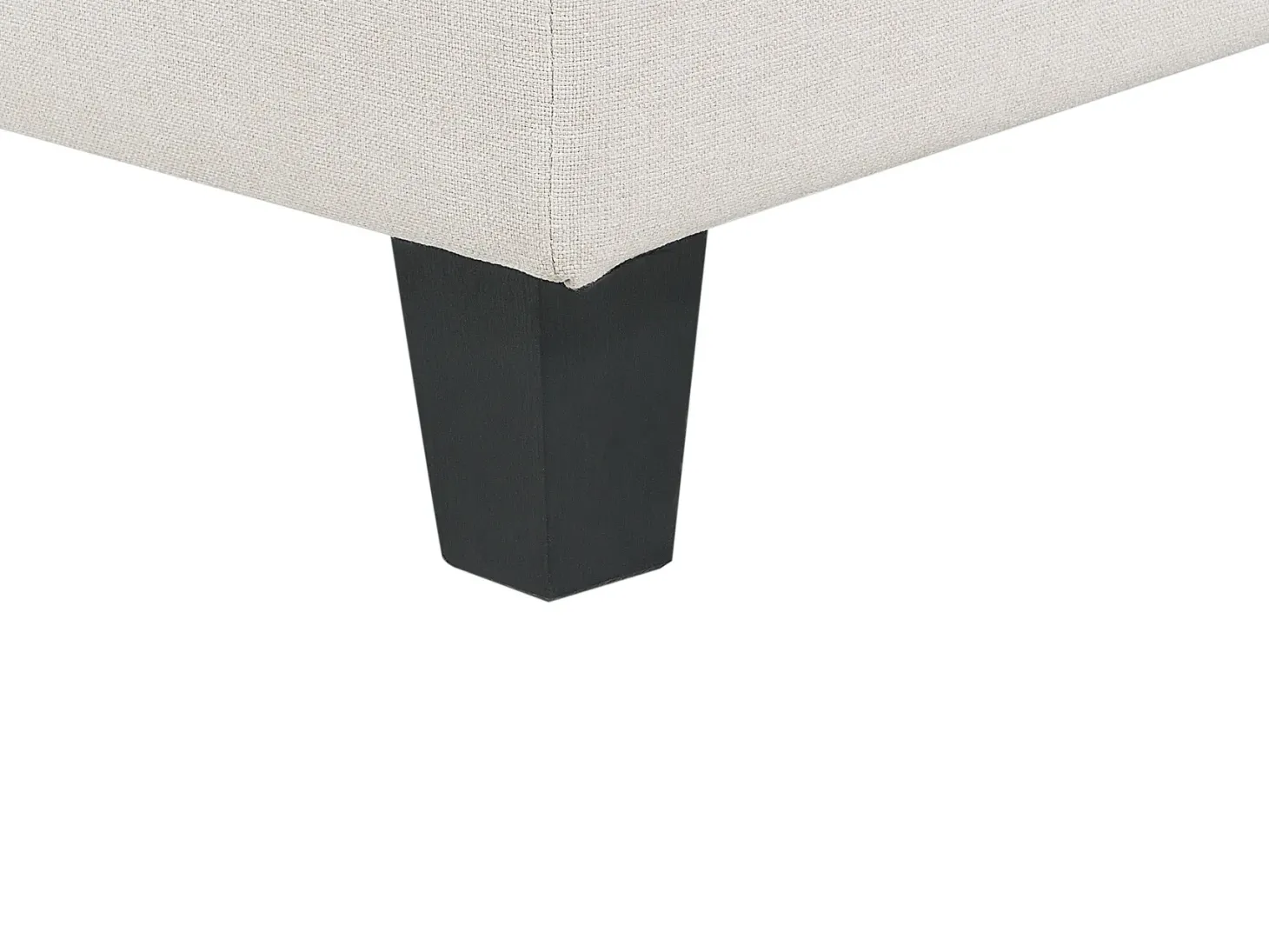 UNSTAD 5 personers Hjørnesofa modul Venstrevendt Lys Beige med fodskammel