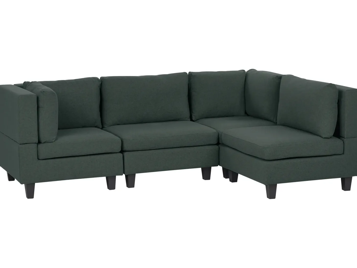 UNSTAD 4 personers Hjørnesofa modul Venstrevendt Mørkegrøn