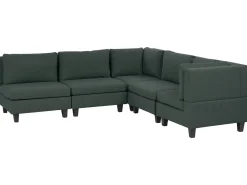 UNSTAD 5 personers Hjørnesofa modul Venstrevendt Mørkegrøn