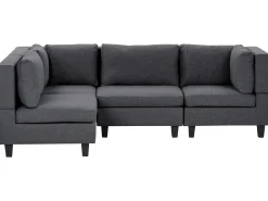 UNSTAD 4 personers Hjørnesofa modul Højrevendt Mørkegrå