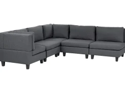 UNSTAD 5 personers Hjørnesofa modul Højrevendt Mørkegrå