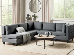 UNSTAD 5 personers Hjørnesofa modul Venstrevendt Mørkegrå