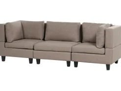 UNSTAD 3 personers Modulsofa Brun