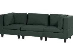 UNSTAD 3 personers Modulsofa Mørkegrøn