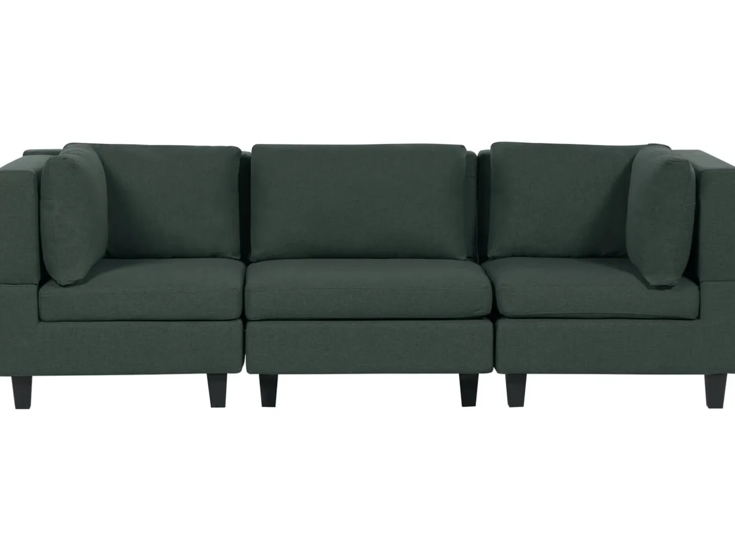 UNSTAD 3 personers Modulsofa Mørkegrøn