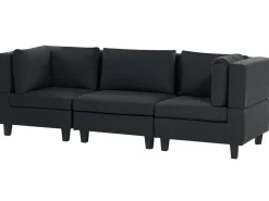 UNSTAD 3 personers Modulsofa Sort