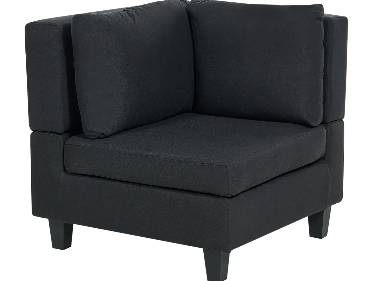 UNSTAD 3 personers Modulsofa Sort