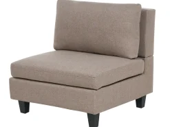 UNSTAD 5 personers U-formet modulsofa Brun