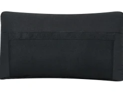 UNSTAD 5 personers U-formet modulsofa Sort med fodskammel