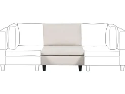 UNSTAD Stol Modul Lys Beige