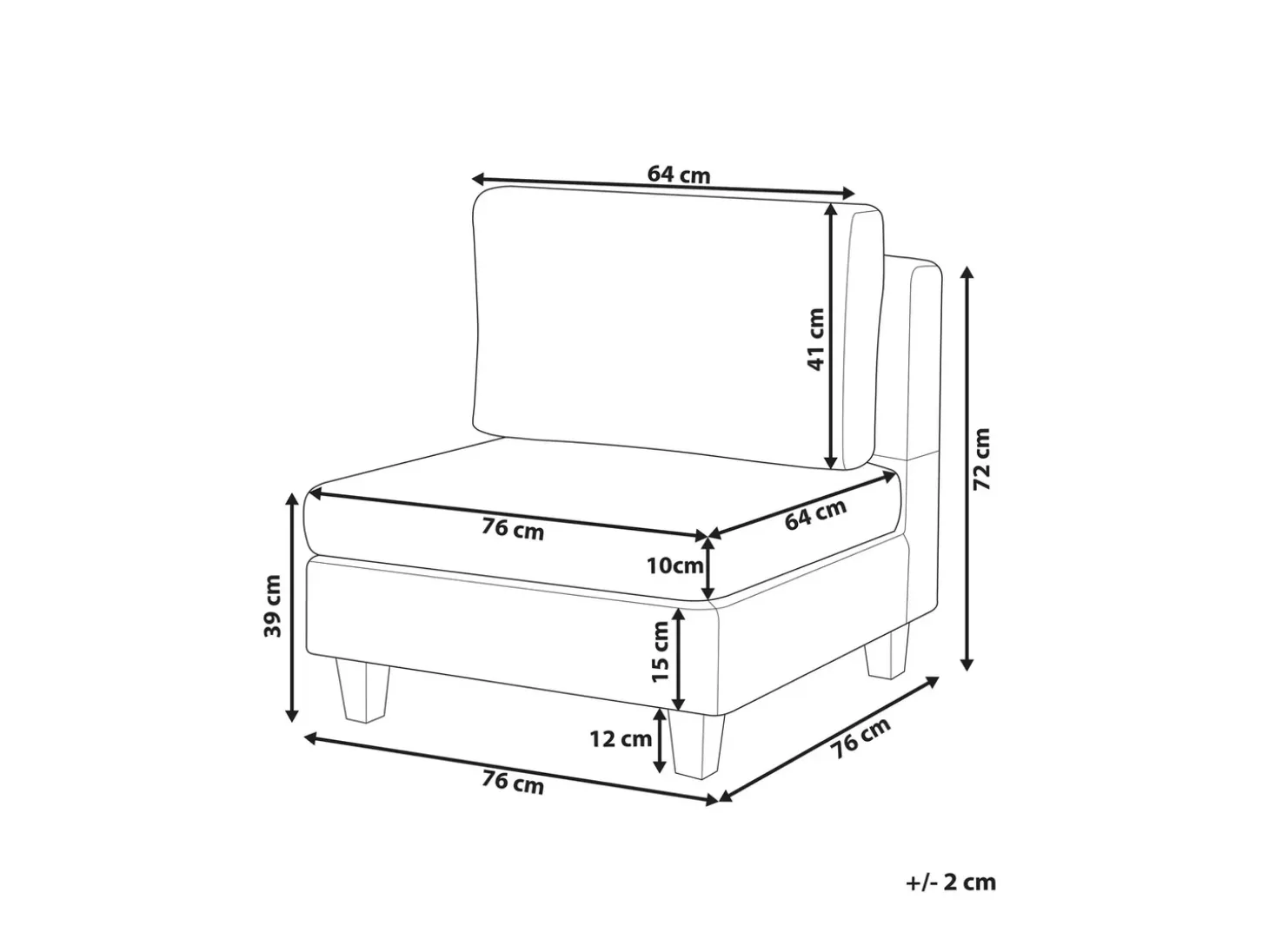 UNSTAD Stol Modul Sort