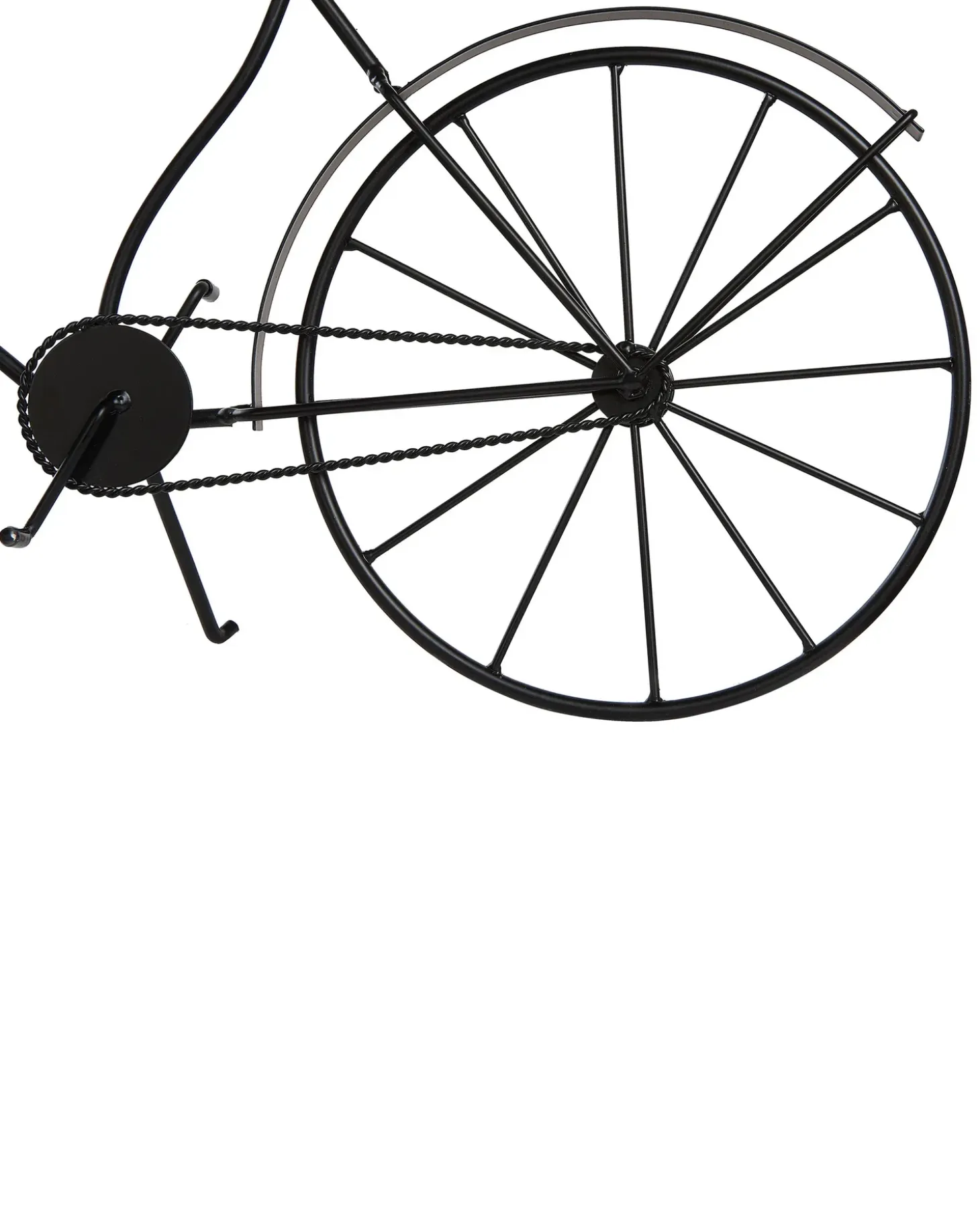Ur LILLO 59 cm Metal Sort