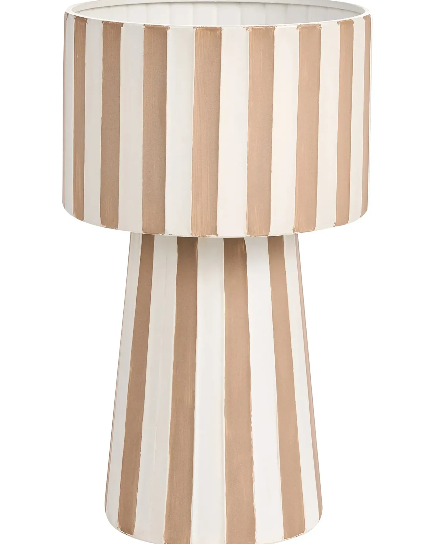 Urtepotte BANE Metal 30 cm Hvid/beige