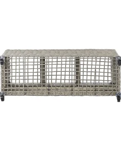 Urtepotte BELLIS 82 cm Lysebrun PE-rattan