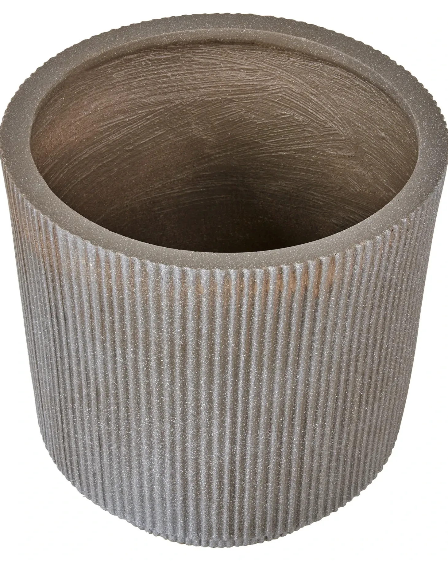 Urtepotte DARIA 37 cm Brungrå