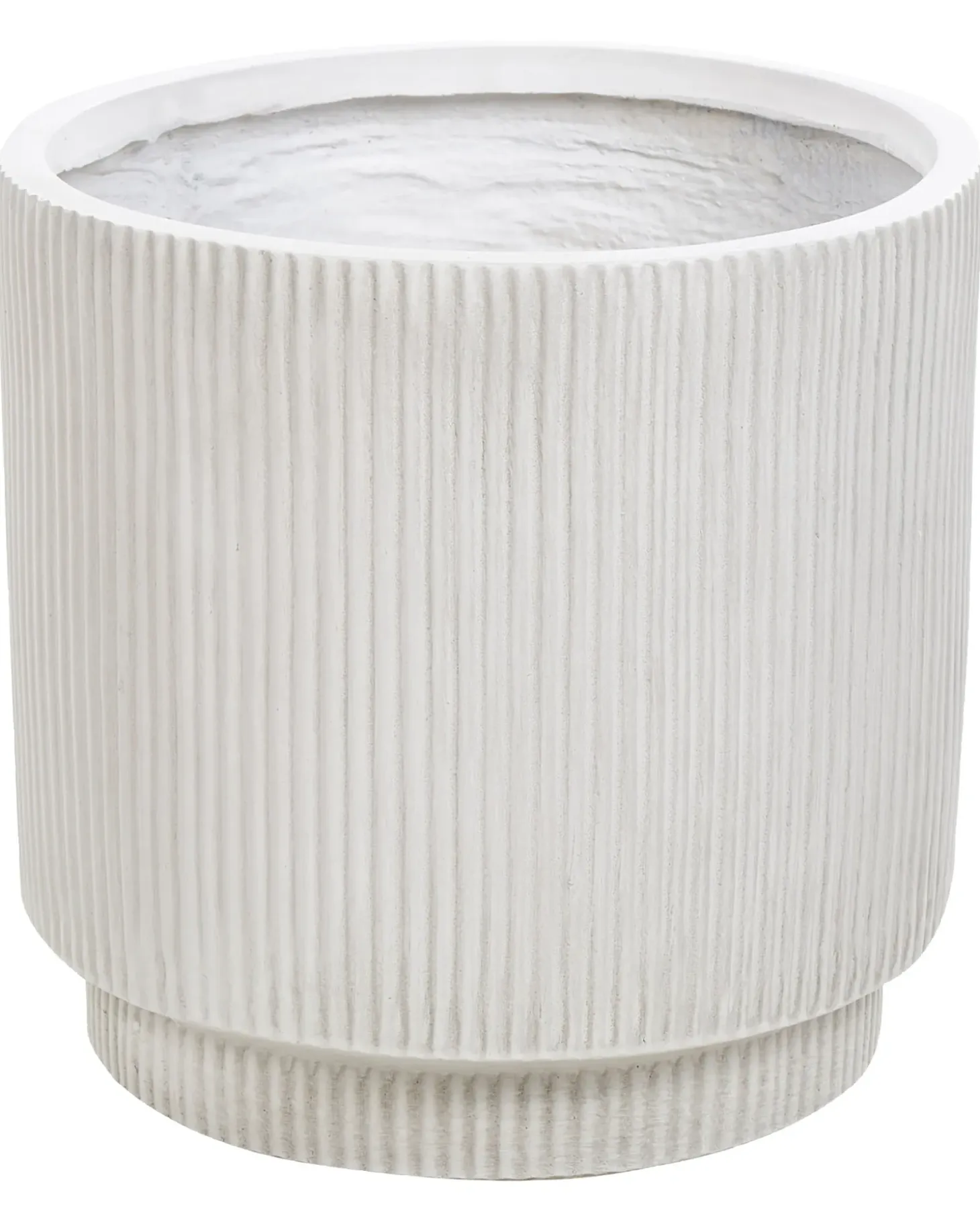 Urtepotte DARIA 37 cm Cremehvid