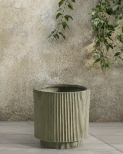 Urtepotte DARIA 37 cm Olivengrøn