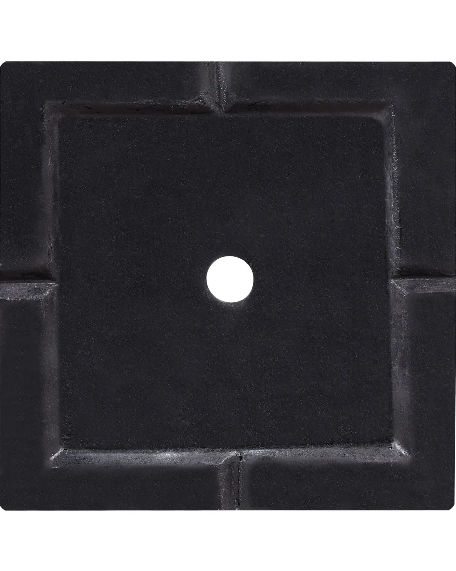 Urtepotte DION 40 cm Sort