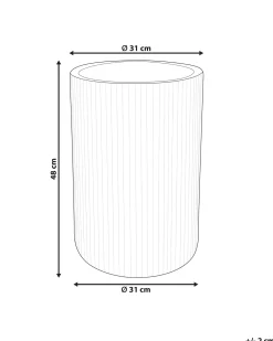 Urtepotte EANTIO 30 cm Brun