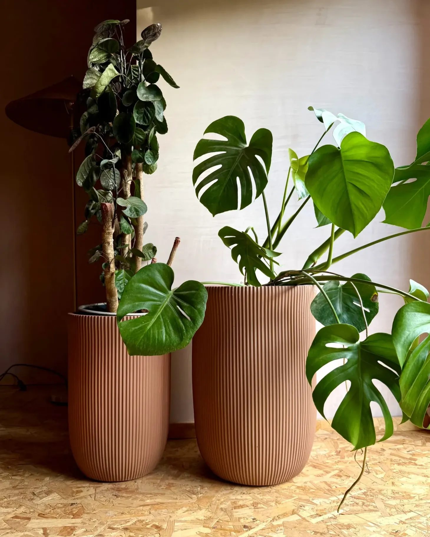 Urtepotte EANTIO 37 cm Brun