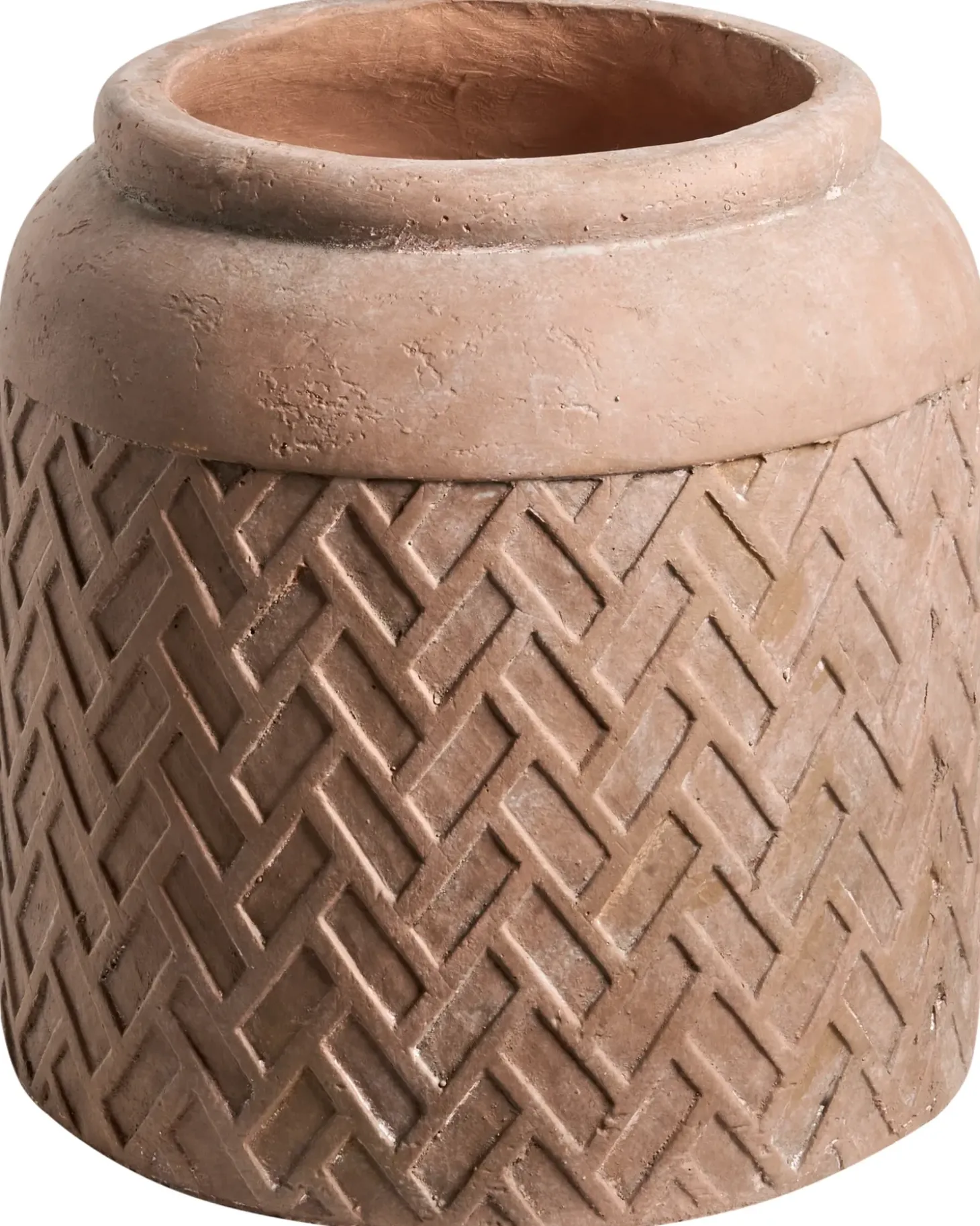Urtepotte GERAKAS 35 cm Beige