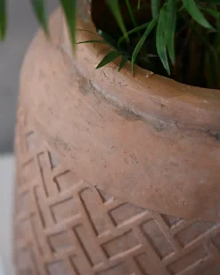 Urtepotte GERAKAS 35 cm Beige
