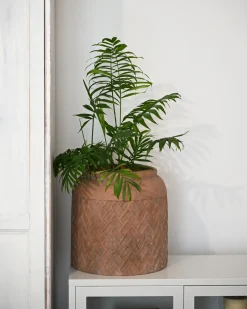 Urtepotte GERAKAS 35 cm Beige