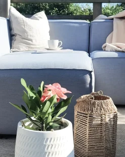 Urtepotte LIVADIA 20 cm Cremehvid